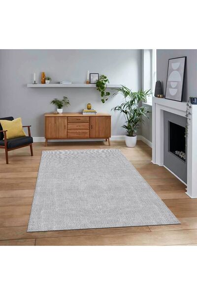 Viyana Home Dijital Baskılı Kaymaz Taban Yıkanabilir Jüt-Hasır Desen Mutfak S...