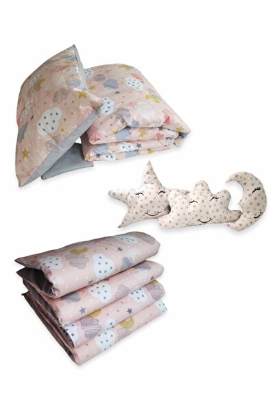 Bebek Özel طقم نوم أطفال مونتيسوري قطني 90×190 سم، تصميم سمكة السلمون والقمر ...