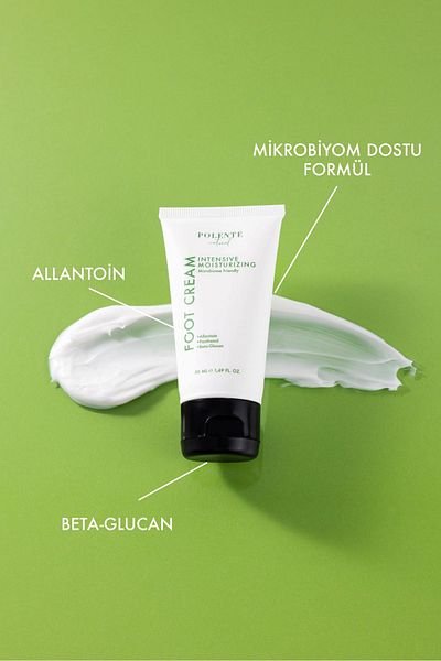 Polente Natural Prebiotic Supported Moisturizing Foot Cream - 50 ML