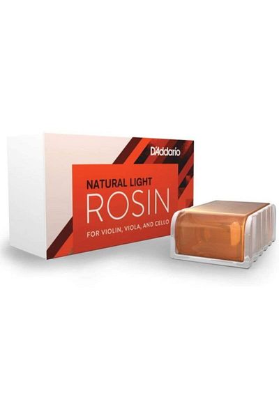 Daddario Vr200 Natural Rosin Light Resin (Violin, Viola, Cello)