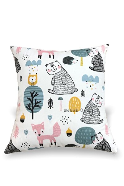 Bebek Özel Природна чарівна лісова ведмежа лисиця тематична подушка (43x43 см)