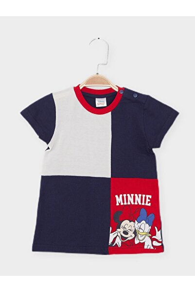 Minnie Mouse Lisanslı Kız Bebek Elbise 22048
