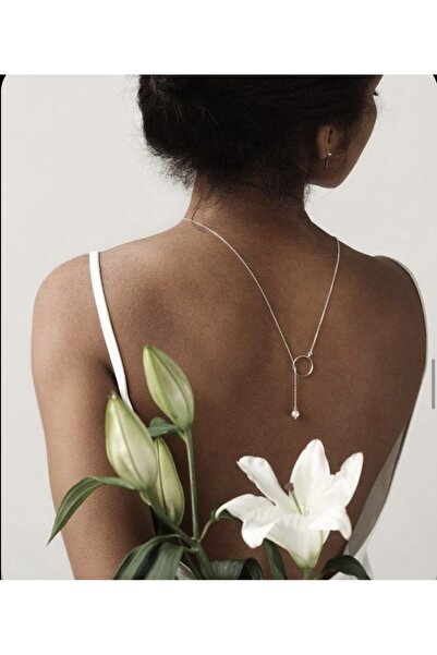 pop up store Pearl Detail Back Accessory - Necklace