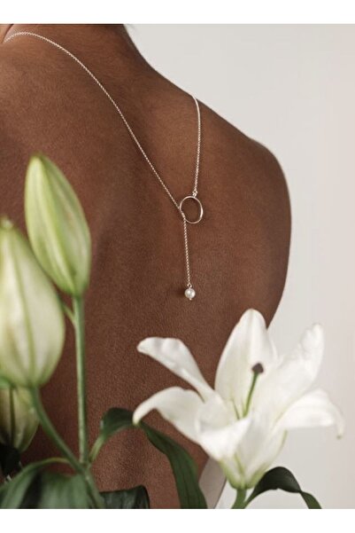 pop up store Pearl Detail Back Accessory - Necklace