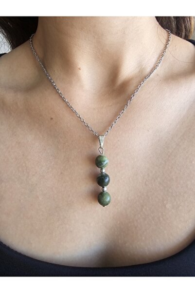 NBS Beautiful Naturel Stones قلادة حقيقية من حجر اليشم الطبيعي - من أجل متعة ...