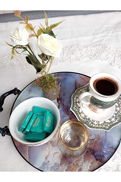 Cennet Home Mini Yabangülü Coffee Side Presentation Natural Appearance Artifi...
