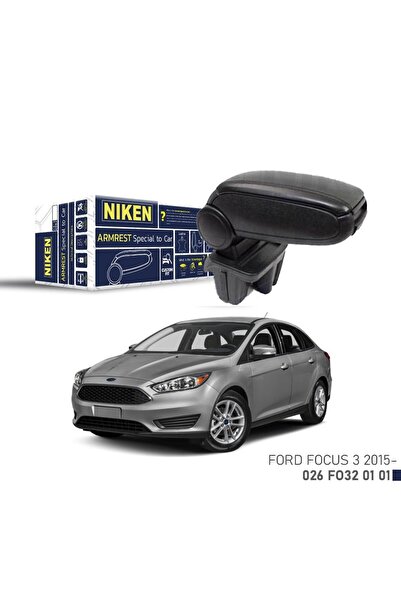 Niken Ford Focus III 2015+ Sonrası Araca Özel Kol Dayama Siyah
