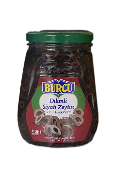 BURCU 1500 gram burcu dilimli siyah zeytin