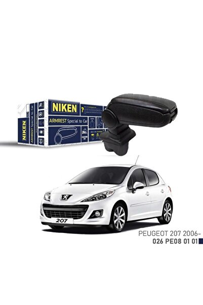 Niken Peugeot 308 2007-2013 Arası Araca Özel Kol Dayama Siyah