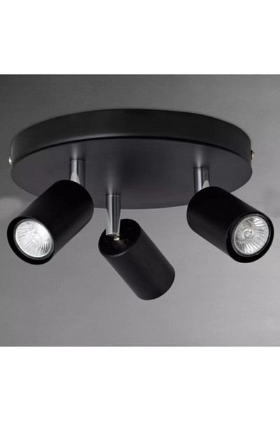ekiLamp Movable Ceiling Light Black 3 Pieces