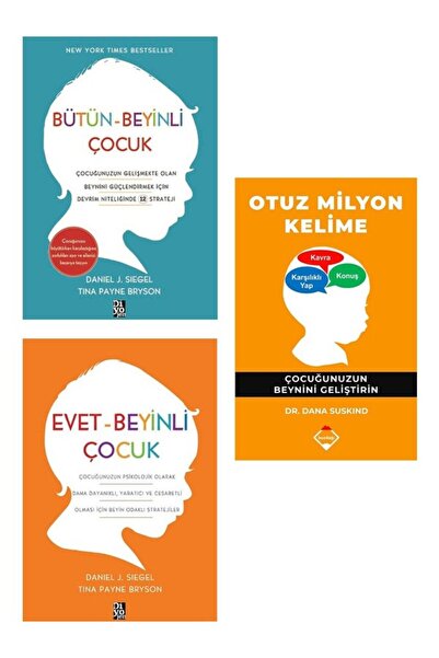 Diyojen Yayıncılık Otuz Milyon Kelime + Bütün Beyinli Çocuk + Evet Beyinli Ço...