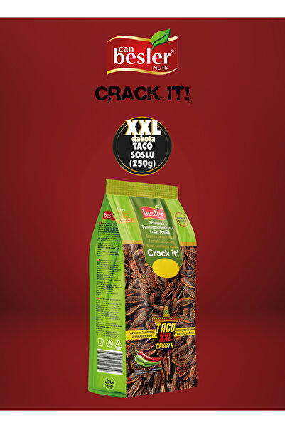 Besler Xxl Siyah Ay Çekirdeği Jumbo 250 Gr. Taco Soslu.