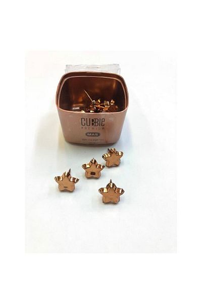 Mas Rose Gold Cubbie Premium Star Chart Nail