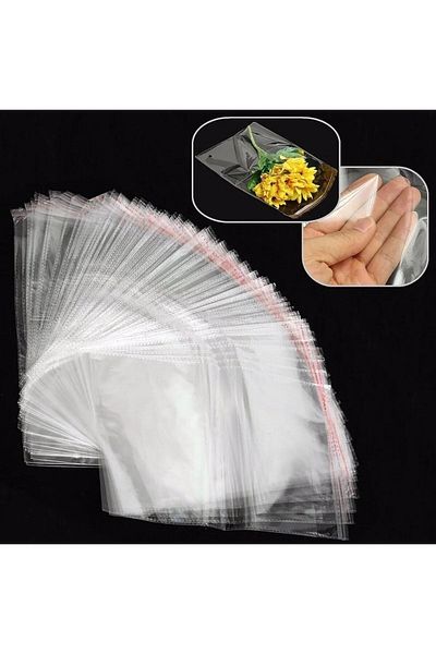 OzanTuhafiye Banded Transparent Bag Opp 30x35 (+4) Cm 95 Pieces