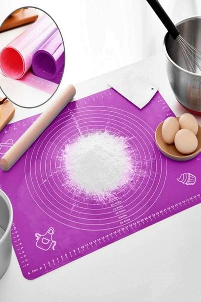 Canderel 45x65 Cm Large Size Silicone Dough Mat - Bpa Free