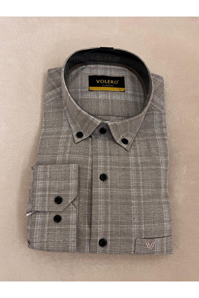 DENİZLİFE Erkek Classic Ekose/kareli Mevsimlik Uzun Kollu