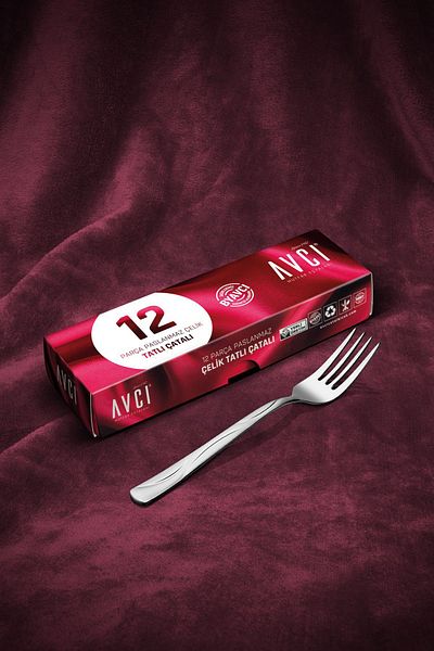 Avcı Moonlight 12 Pieces Dessert Forks