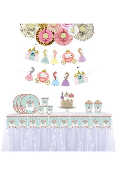 Big Party Princess Flared Set for 8 People