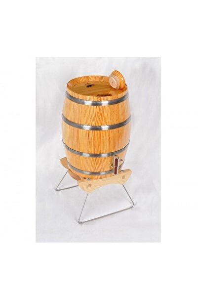 Masifart Içi Kaplı Dik Çam Zeytinyağı Fıçısı 4 lt