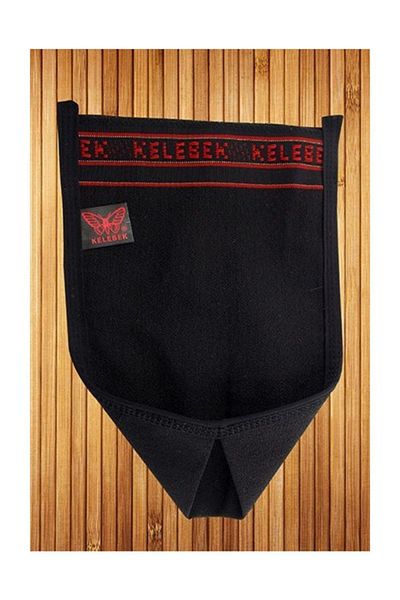 Kelebek Kese Black Thick Butterfly Bath Pouch 24 pieces