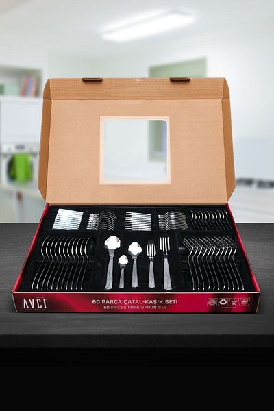 Avcı Moonlight 60 Piece Cutlery Set