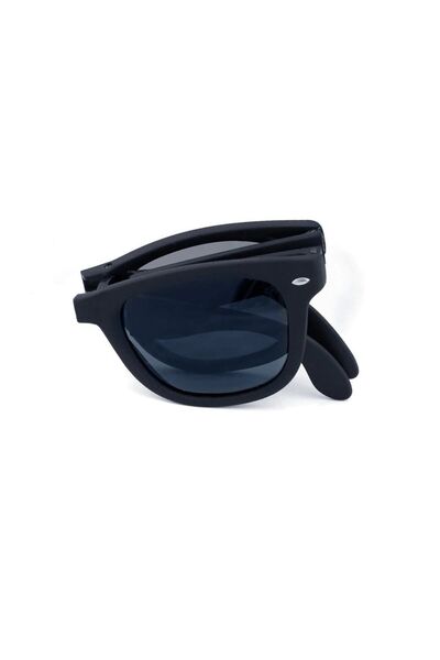 Schulzz Rivera Black Pratik Katlanır Güneş Gözlüğü Siyah Camlı