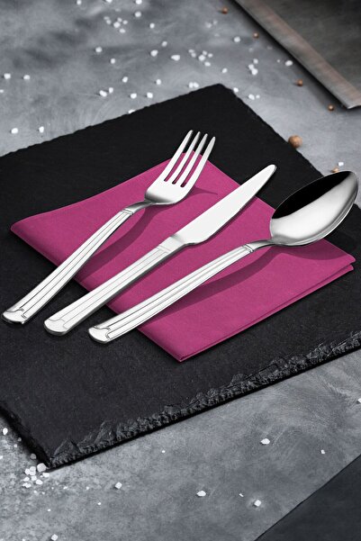 Avcı Yakamoz 84 Piece Cutlery Set Gray