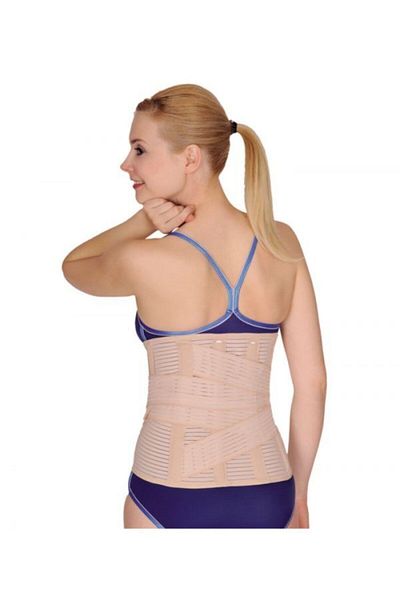 Variteks Unisex Beige Elastic Lumbosacral Corset