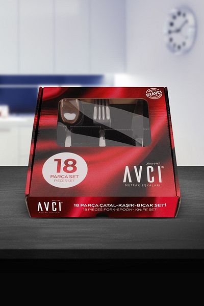 Avcı Istanbul 18 Piece Cutlery Set