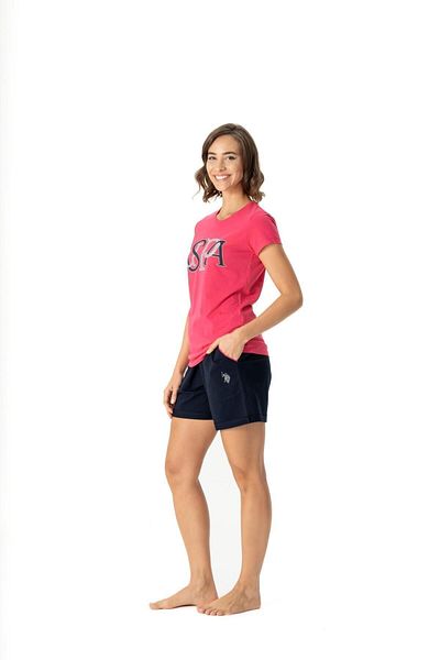 U.S. Polo Assn. US Polo AssnSet de tricou fucsia pentru femei 024Y.Z1ET.6.A.G.9.R.P95