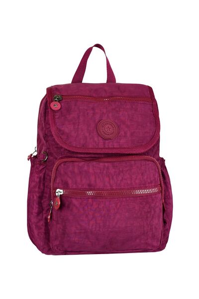 COUPELLA Women's Wrinkled Strap Backpack - Multi-Compartment Daily Design