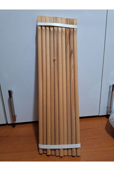 KAYA KAFES VE PETSHOP ÜRÜNLERİ 40cm Wooden Perch - 10 Pieces