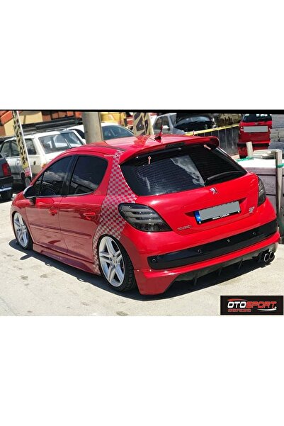 Genel Markalar Peugeot 207 Spoyler Fiberglass Boyasız