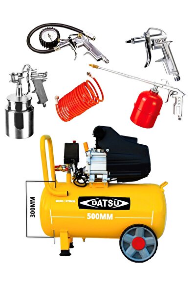 Datsu XYBM59 2 HP Yağlı Hava Kompresörü Havalı Set Hediyeli