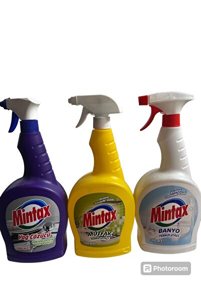 Mintax MİNTAX YAĞ ÇÖZÜCÜ+MUTFAK+BANYO 3+750ml.