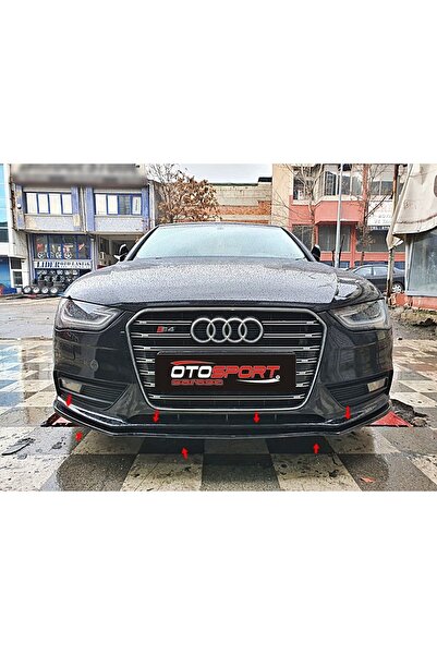 OTOSPORT Audi A4 B8.5 Ön Lip Fiberglass Boyasız