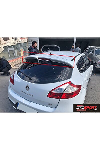 OTOSPORT Renault Megane 3 Hb Spoyler Fiberglass Boyasız