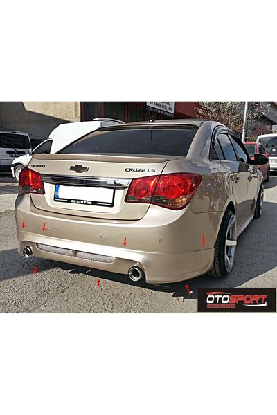 OTOSPORT Chevrolet Cruze Telli Arka Tampon Eki Fiberglass Boyasız
