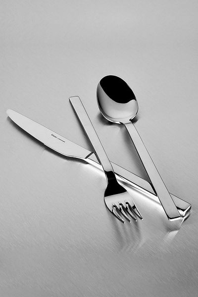 Hisar BelekÇelik Breakfast Fork Spoon Knife Set 24 Pieces
