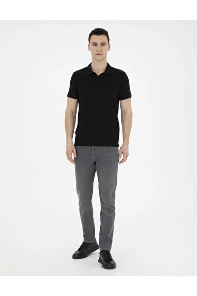 Pierre Cardin Μαύρο μπλουζάκι Basic Slim Fit