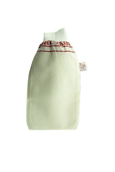 Kelebek Thick White Bath Bath Bladder with Elastic 25x15 cm