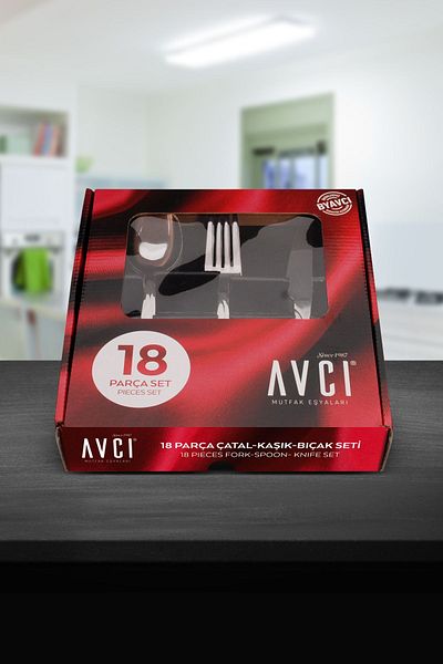 Avcı Moonlight 18 Piece Cutlery Set
