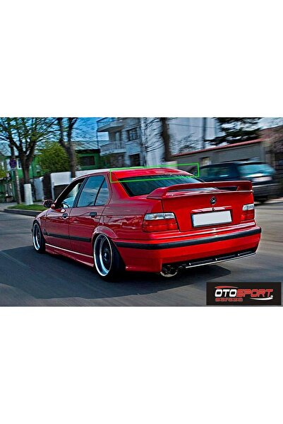 OTOSPORT Bmw E36 Coupe Cam Üstü Spoyler Fiberglass Boyasız