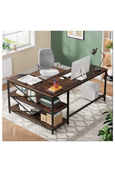 Zizuva Özel Tasarım L Çalışma Masası