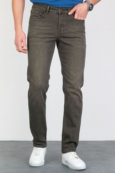 HLT JEANS Ανδρικό Pine Green Regular Fit Relaxed Cut Flexible Lycra Jeans Jeans Jeans HLTHE001915