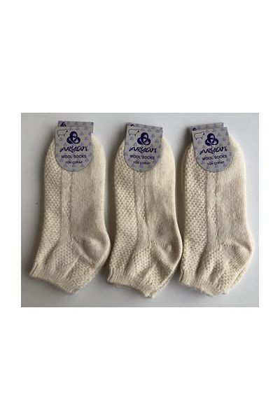 Bora Дамски вълнени ботуши, 3 броя, чорапи Aryun Super Wool, плетени зимни чорапи, вълнени чорапи