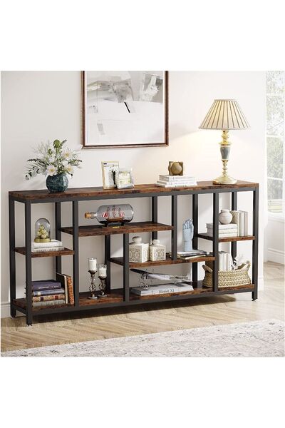 Zizuva Tasarım Raflı Çok Amaçlı Konsol