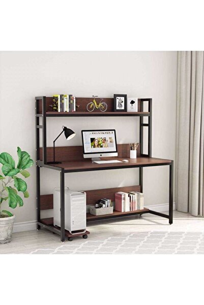 Zizuva Tasarım Raflı Çalışma Masası Modeli