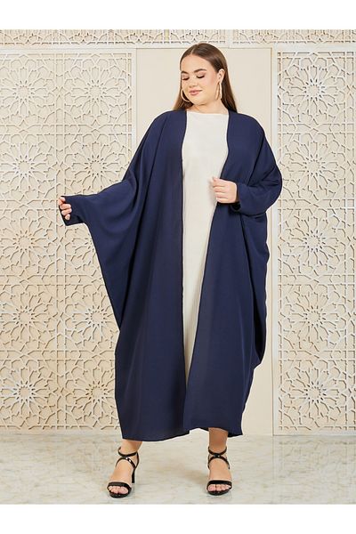 Styli Oversized Textured Maxi Length Kimono