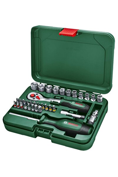 Bosch Socket Set and Screwdriver Bit Set 34 Pieces 1600A02By1